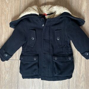 Kids Navy Hooded Jacket